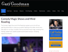 Tablet Screenshot of garygoodman.com